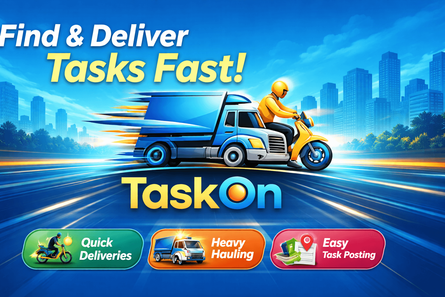 TaskOn Rider & Trucker